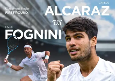 Alcaraz lance sa défense à Wimbledon face au vétéran Fabio Fognini