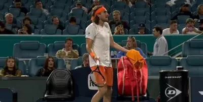 Tsitsipas blâme les conditions d'illumination à Miami pour sa défaite contre Fils