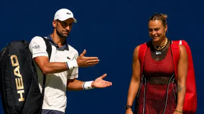Novak Djokovic et Aryna Sabalenka battus en double mixte à l’US Open