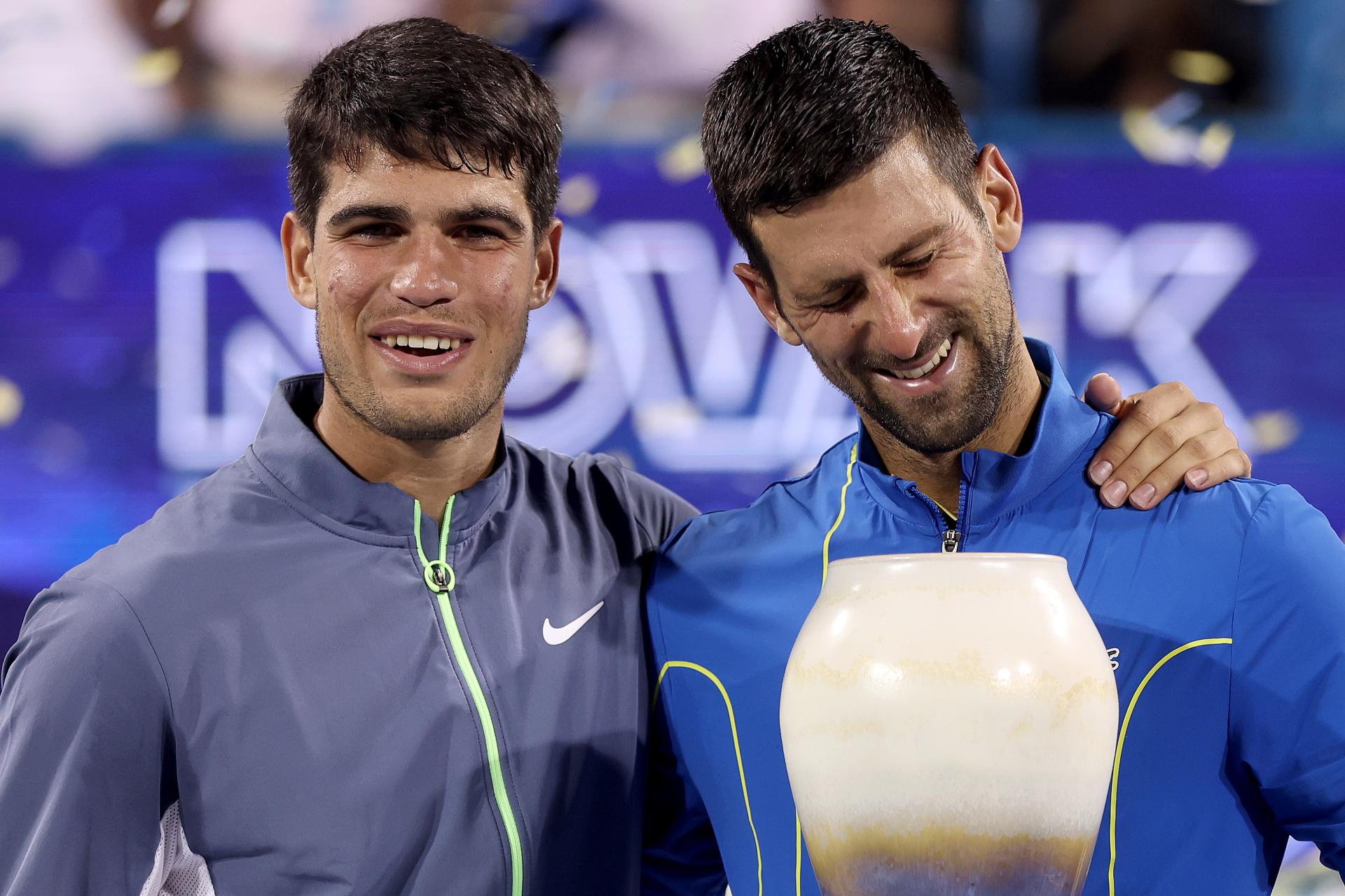 Carlos Alcaraz : " C'est une déception de ne pas voir Djokovic en demi-finale "