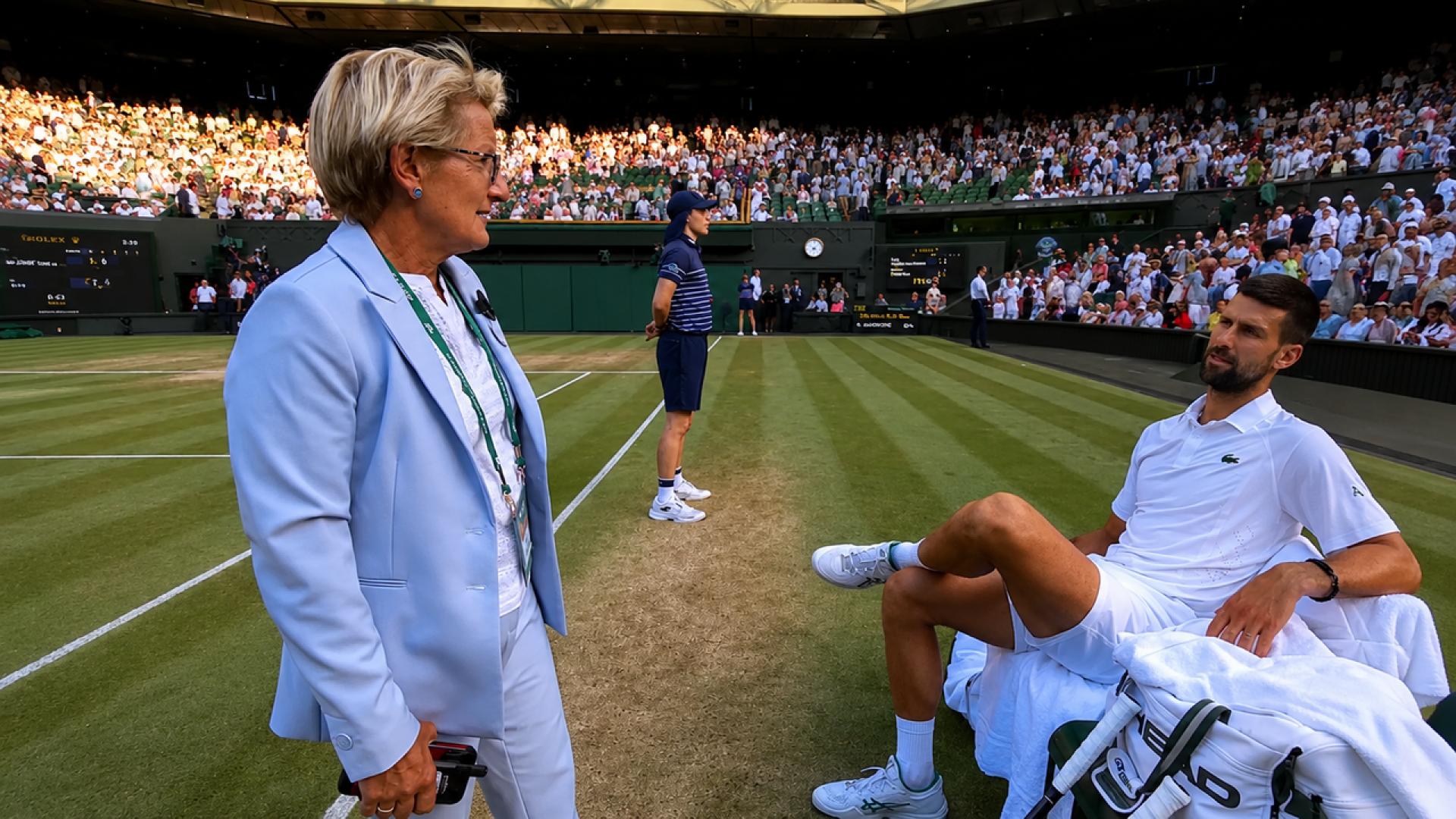 Novak Djokovic critique un officiel de Wimbledon : « Je me fiche du match de Jannik Sinner »